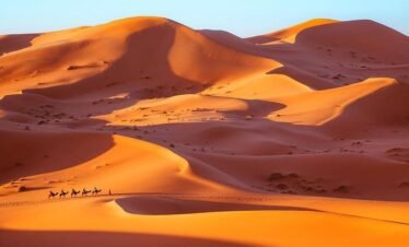 Sandboarding in Merzouga