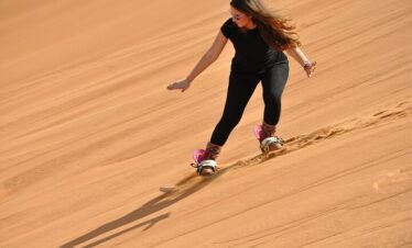 Sandboarding in Merzouga
